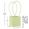 10pcs Christmas Gift Flower Kraft Paper Handbag Flower Arrangement Portable Box Rectangular Trapezoidal Flower Handheld Gift Box