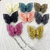 Headwear Butterfly Tassel Hair Claw Large Size Hair Clip Hair Accessories Ponytail Claw Clip  Women
