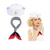 2pcs Sailor Hat for Adults Captain Hat Costume Accessory for Men and Women,suitable for Halloween,Cosplay,Yacht Parties Costume