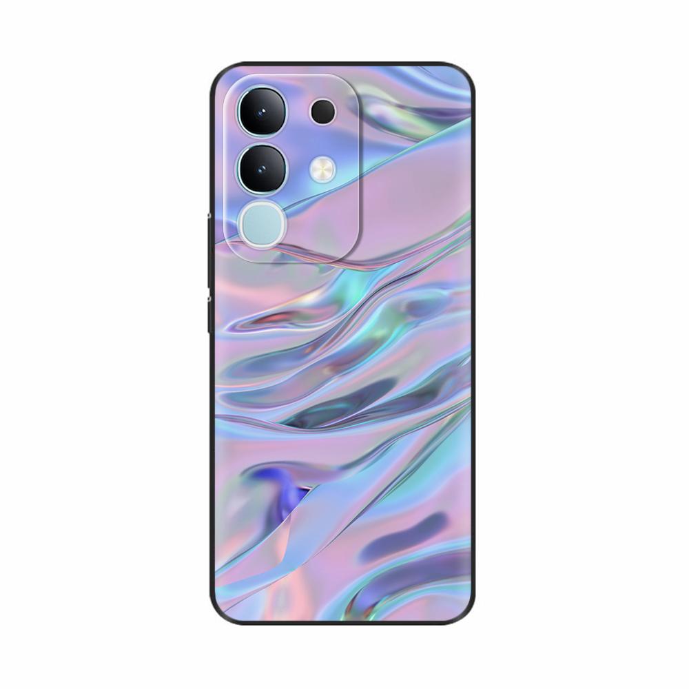 For Vivo Y29 4G Case Cover 2025 Lovely Flowers Soft Silicone Capa Phone Cases For Vivo Y29 4G Case Cartoon Shockproof Bags Coque