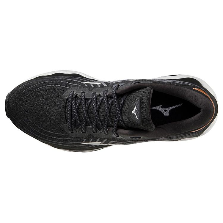 Mizuno Horizon 6 Round Toe Lace-Up Canvas Slip-Resistant Durable Breathable Lightweight Low-Top Running Shoes Men sneaker Black J1GC222604