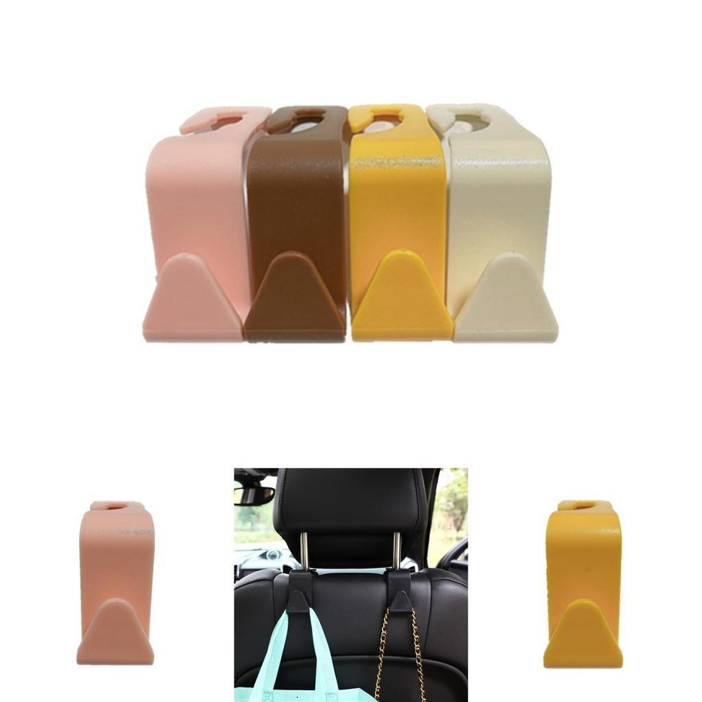 Creative Cartoon Car Headrest Hook Multifunctional Hidden Hook For Car Interior Decoration