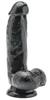 Jr Aby Dildo 12 X 4cm Black - Get Real TOYJOY - Black Dildos