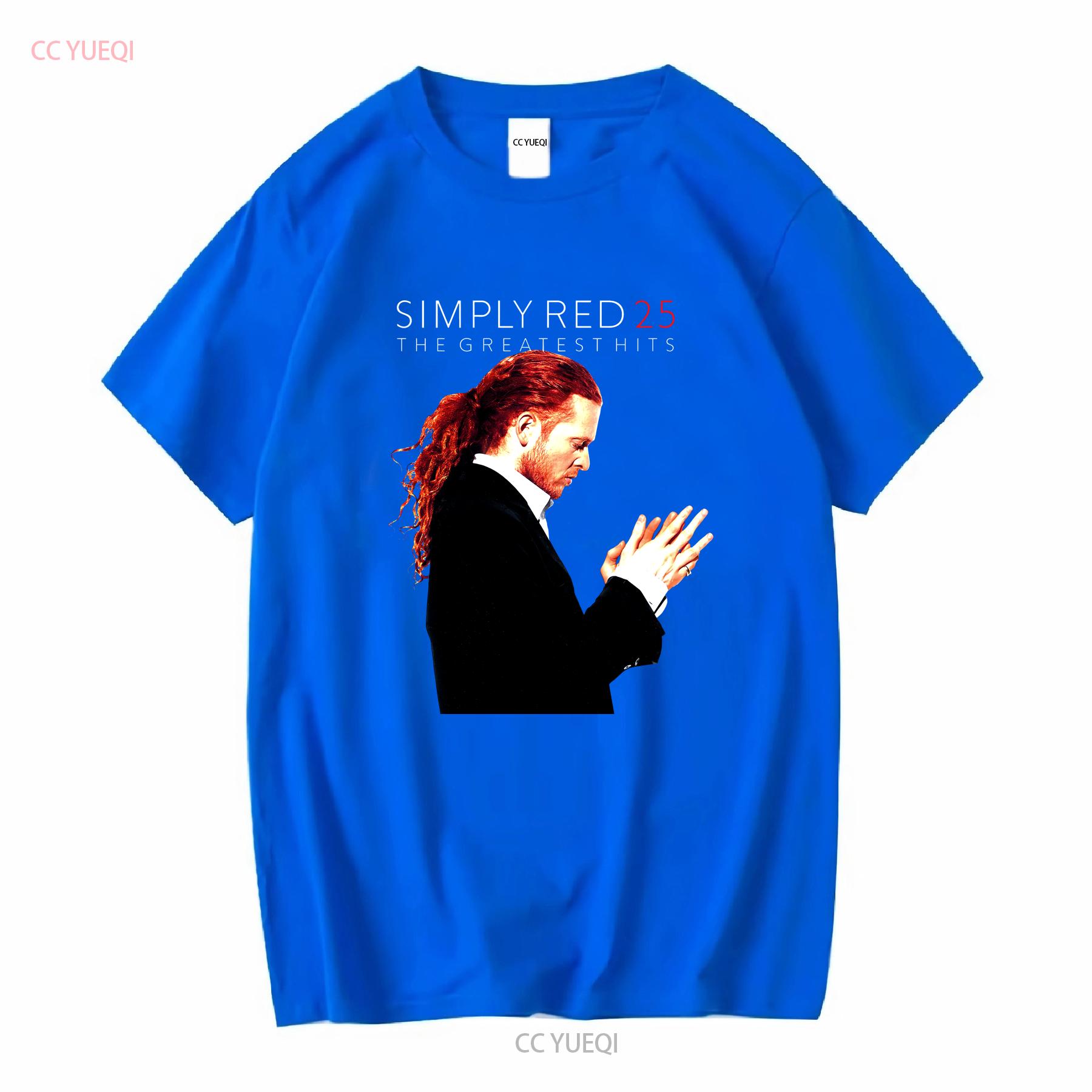 

Simply Red T Shirt World Tour 2009 Greatest Hits Date s On Back Size M vintage Washed Versatile Breathable Slightly Unisex L