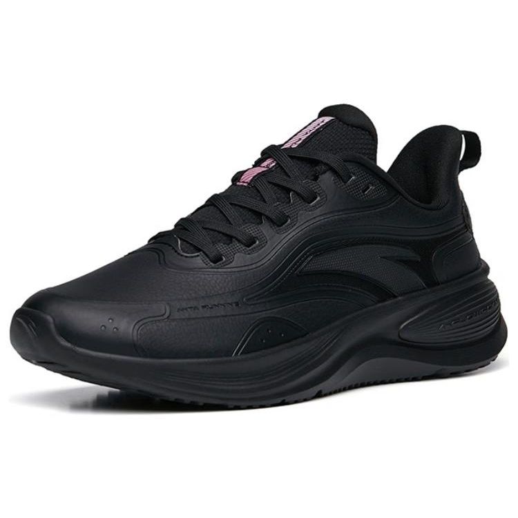 Anta Yuntu Shock Absorption Non-Slip Wear-Resistant Low-Top Running Shoes Women sneaker Black 122245571-9
