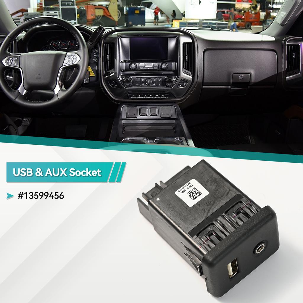 Pre Opel Vauxhall Insignia A MK7 Astra K GMC Chevrolet Buick Auto USB a AUX Nabíjací Port Modul Zásuvka Konektor Prepínač 13599456