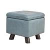 Small Solid Wood Storage Stool for Living Room - Coffee Table, Sofa Footstool, Shoe Changing Station