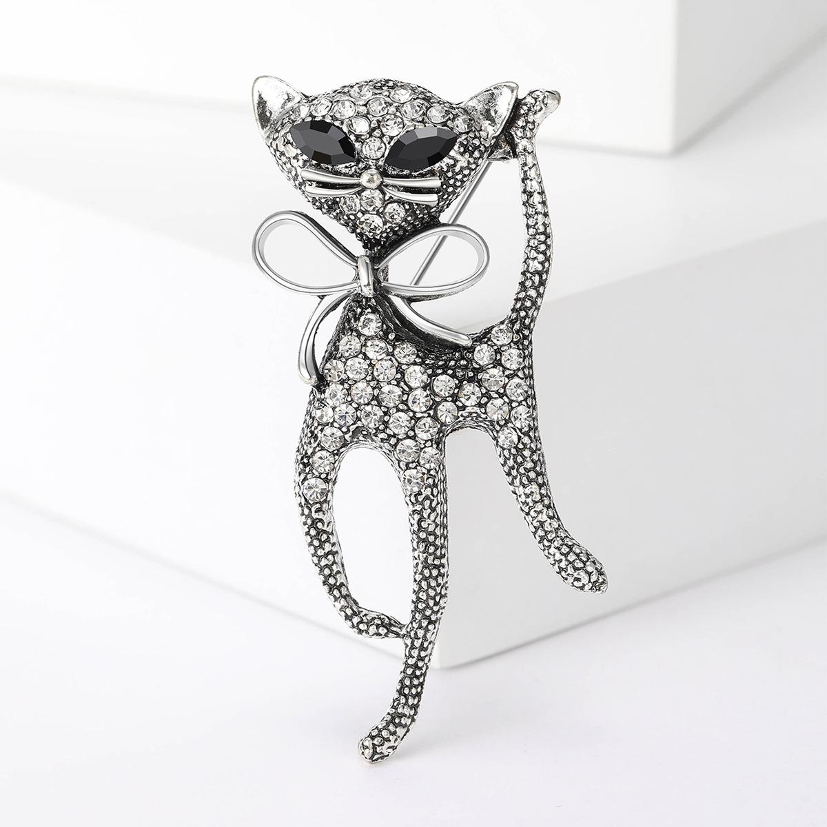 

Брошь в виде животного для повседневного блейзера, кардигана, свитера, универсального украшения для корсажа, фиксирующей булавки, устойчивой к свету