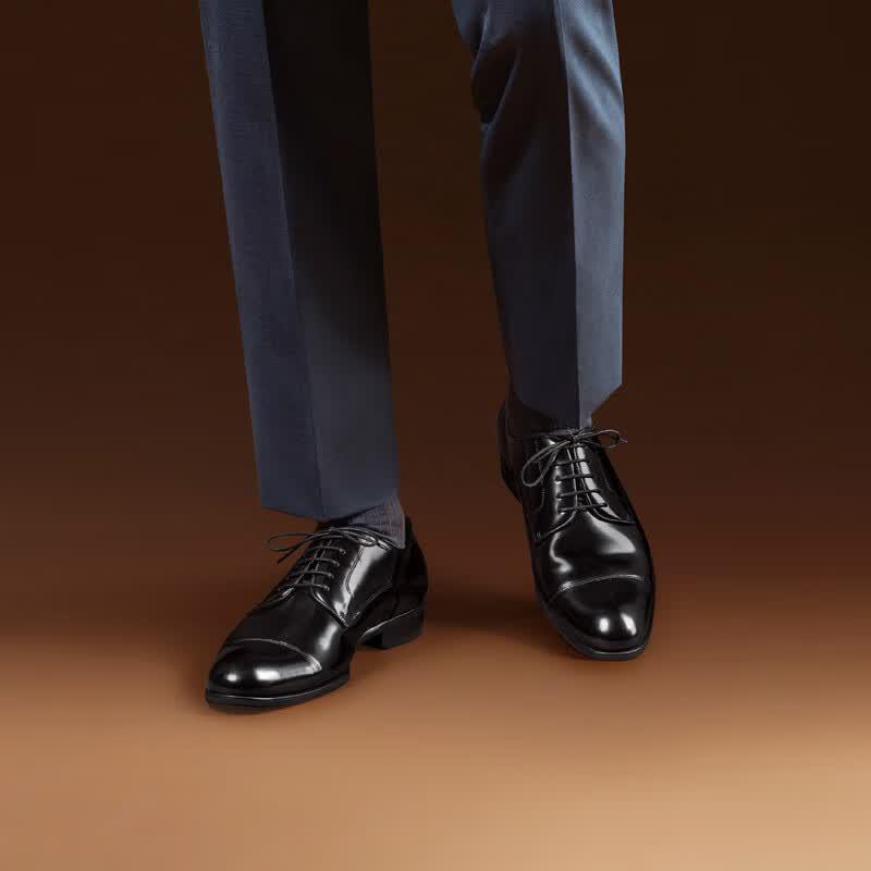 THOM WILLS Men s Formal Business Genuine Leather Derby Shoes US 8.5
