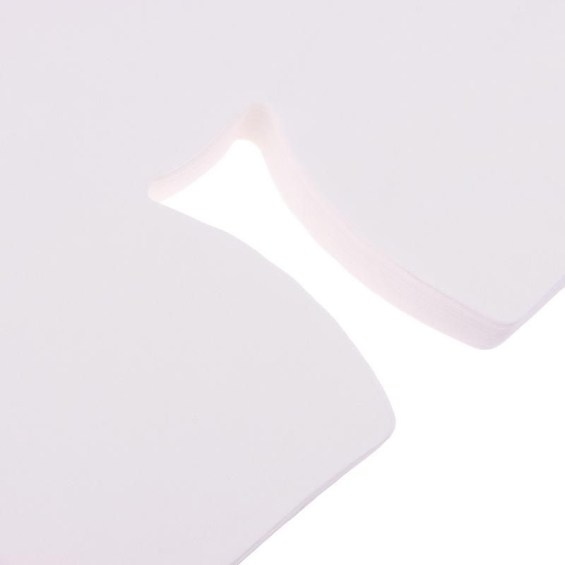 100Pcs Disposable Non-Woven Headrest Pillow Paper Beauty Salon Bed Table Cover Massage Face Cradle Head Rest Pads Covers