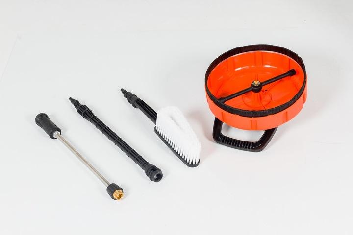 Pressure Washer Nac Induction Motor 2500W 195 Bar Rotary Brush 6-in-1