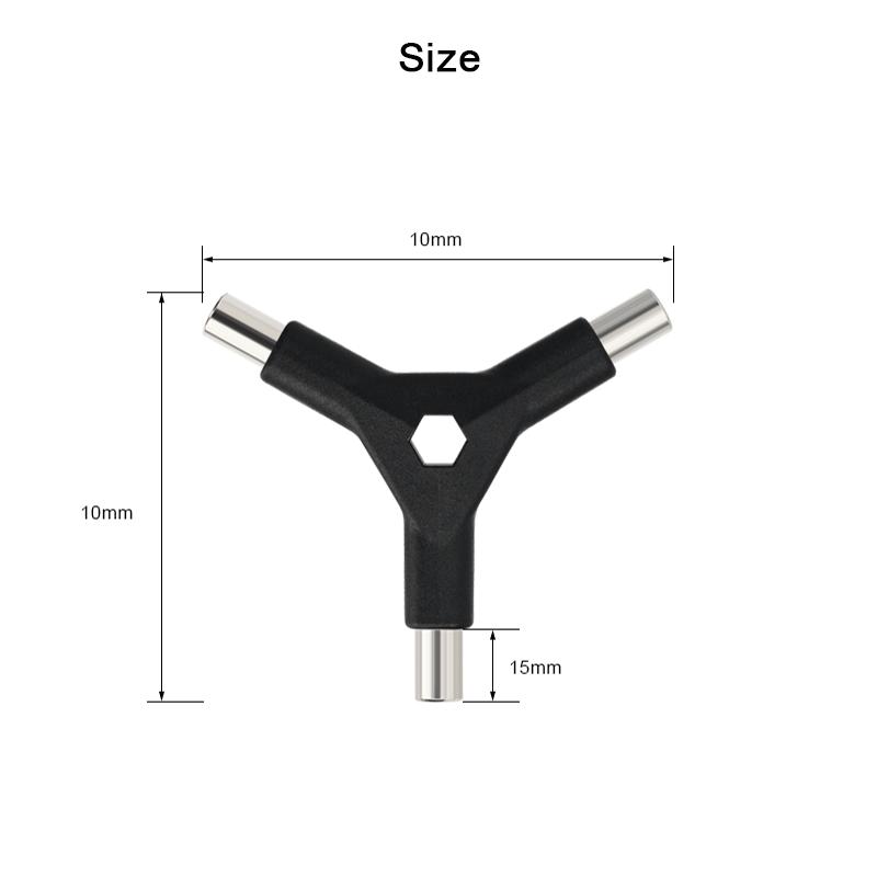 6 In 1 Bike Hex Allen Wrench Y Shape 3 Way Interchangeable Bits Carbon Steel Bicycle Hand Repair Tool Kit T25 Ph2 Screwdriver