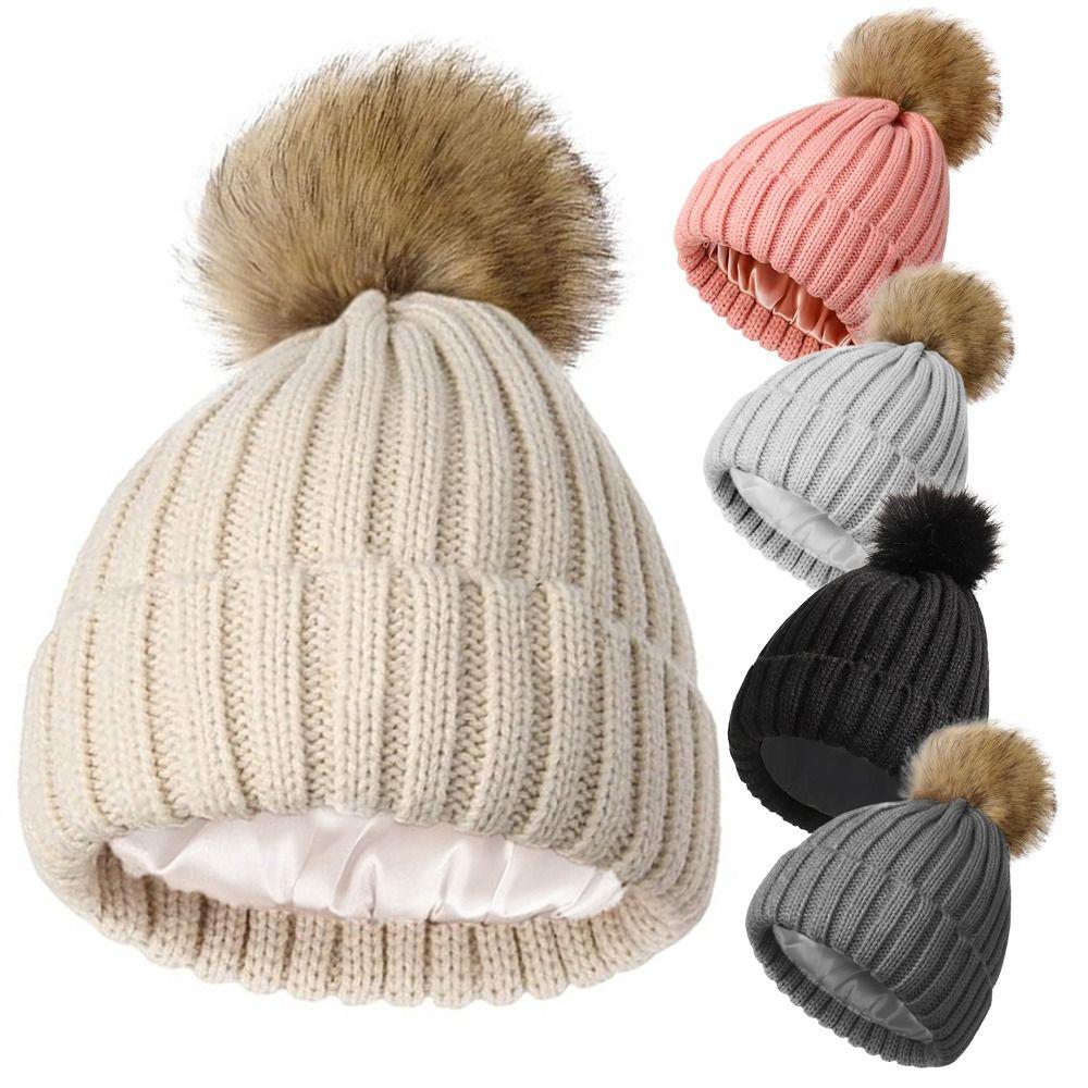 Soft Winter Beanie Hat Keep Warm Warm Knit Hats Fashion Snow Ski Caps  for Men Women