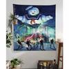 Retro Classic Ghostbuster Colorful Tapestry Wall Hanging Hanging Tarot Hippie Wall Rugs Dorm Wall Art Decor