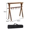 Outdoor Camping Spices Rack Save Space Portable Folding Seasoning Holder Detachable Simple Balcony Flower Stand Barbecue Shelf