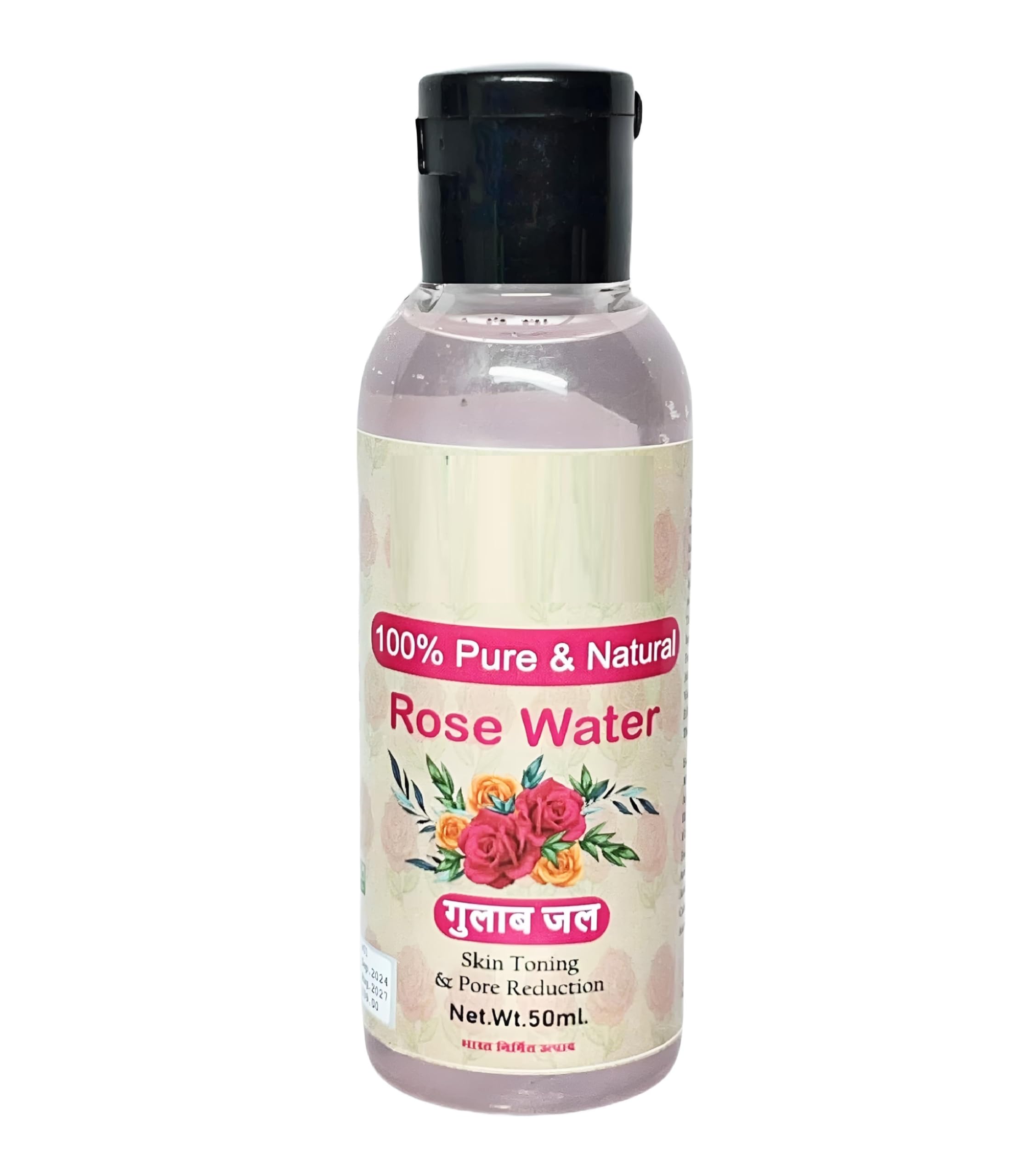 Glamezone Rose Water for Face, Skin & Makeup Remover | All Skin Types | No Artificial Fragrance & Alcohol-Free | Rose Water For Women & Men Face Wa