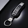 Cadillac Keychain Alloy Metal Key Ring with Logo for ATS CT4 CT5 CTS ESCALADE XT5 XT6 XTS Luxury Automotive Gift(Chrome & Black)