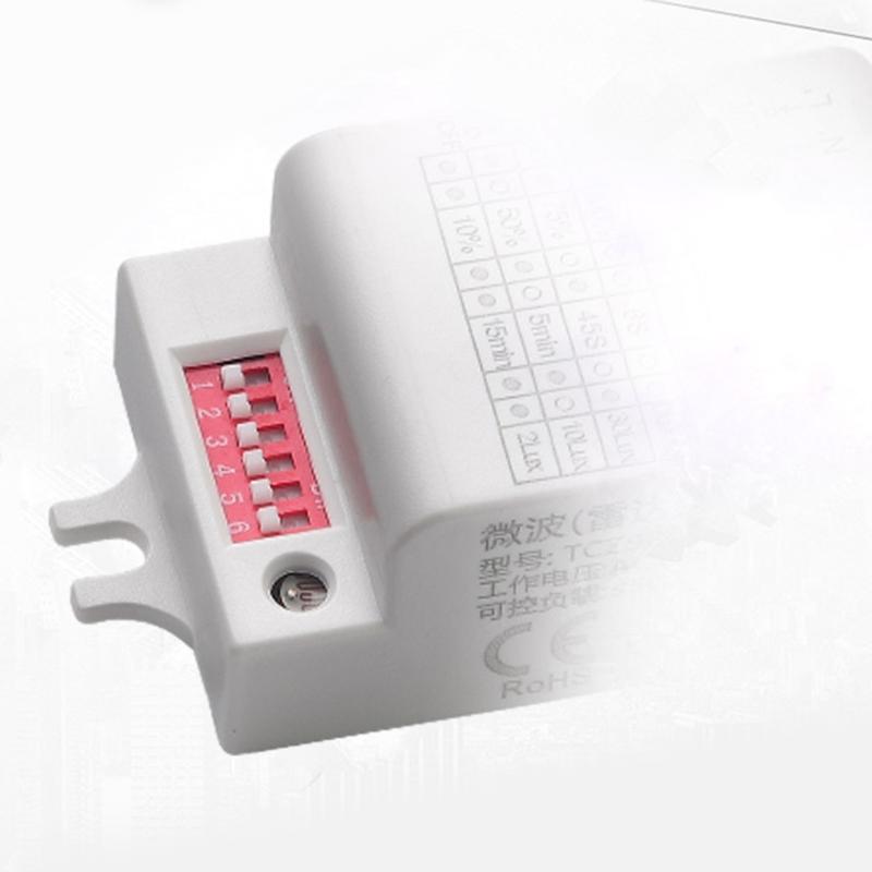 Microwave Radars Motion Sensors Switches Human Body Sensors Switches Intelligents Motion Sensors LED Light Switches