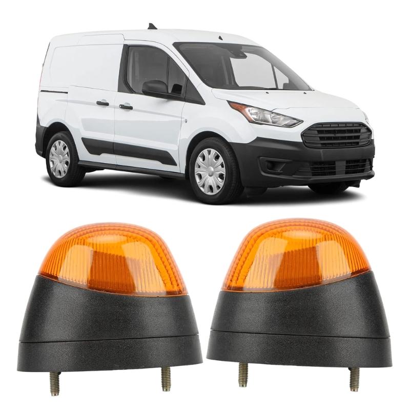 Car Led Side Marker Lights Bumper Yellow Amber Turn Signal Lamps For Transit MK6 MK7  Replaces 1203328 1202148