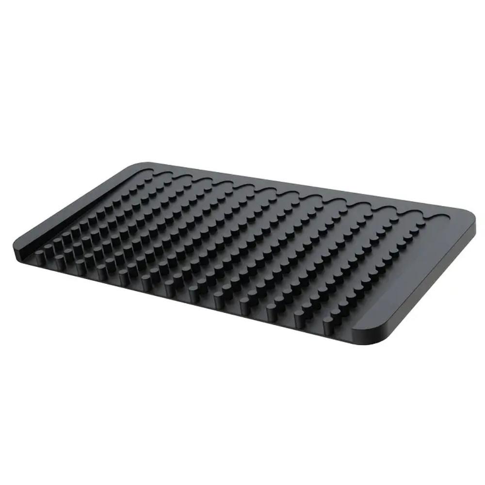 Silicone Drainage Mat Water-Draining Mat Kitchen Counter Silicone Drying Mat Dishware Ramp Drainage Mat
