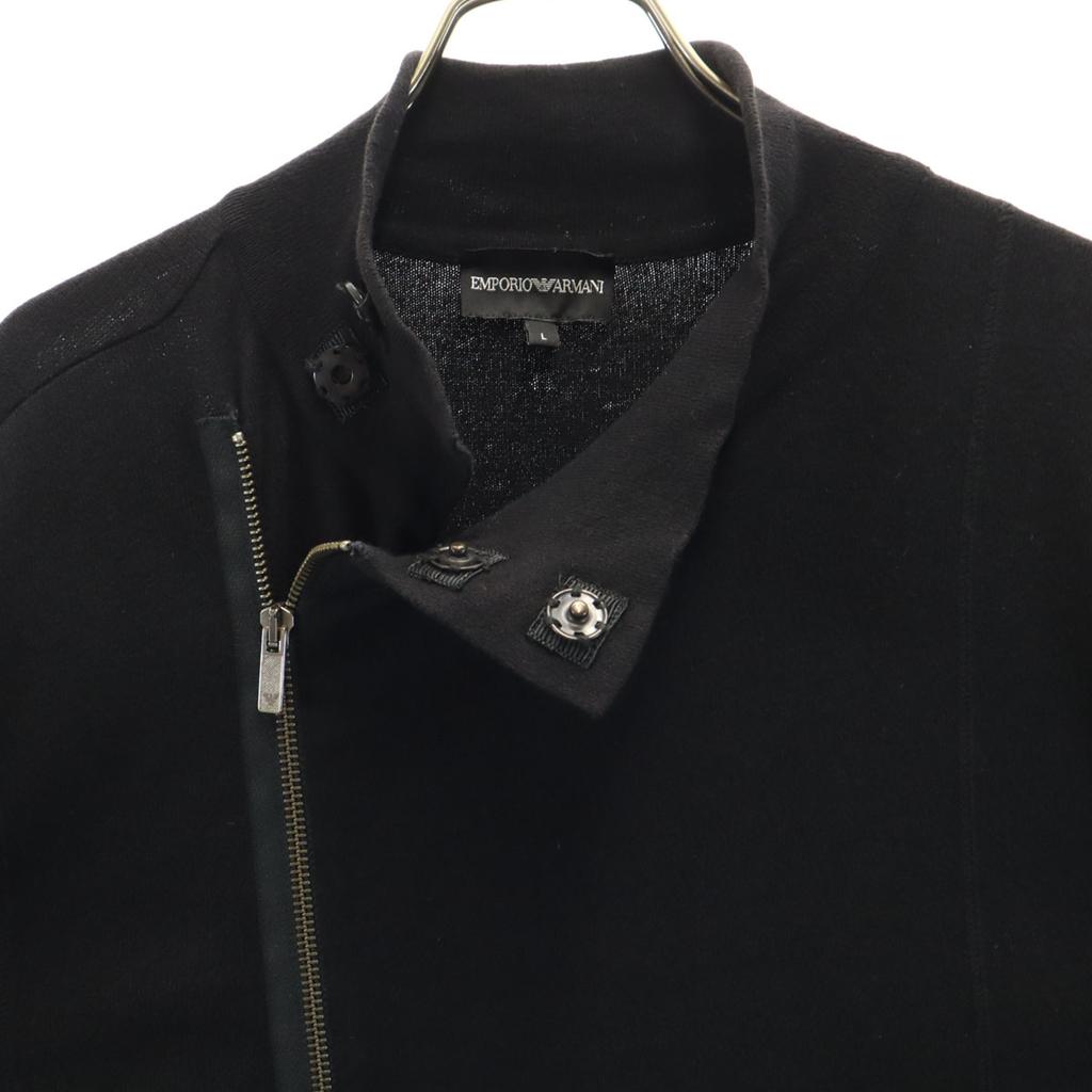 Emporio Armani Knit jacket L black Men's Used