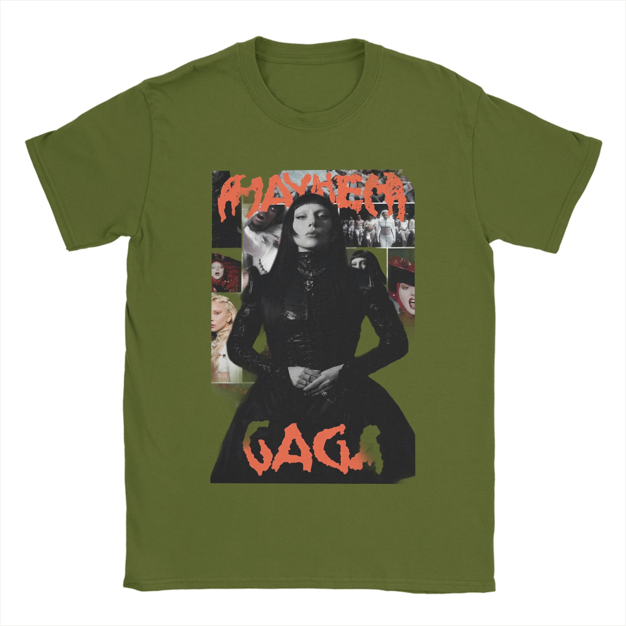 

Lady Gaga T-Shirt for Men Women Mayhem Album Creative Pure Cotton Tees Crew Neck Short Sleeve T Shirts Birthday Present Clothes 4XL