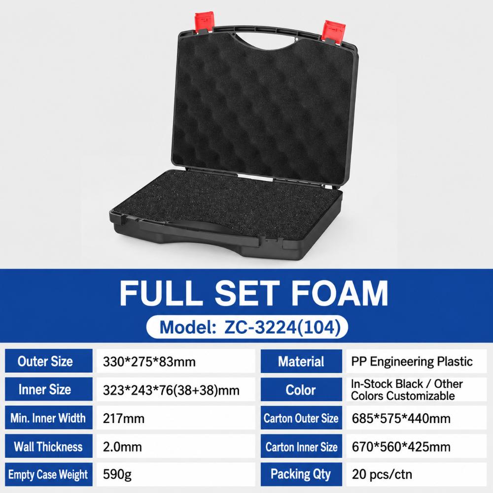 1Pcs PP Plastic Plastic Tool Organizer Storage Case  For Household Workshop Car Storage
