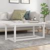 Day and Night - Day and Night Solid White Pine Wood Coffee Table 110x55x45 Cm