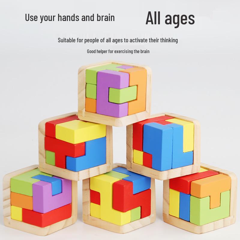 

Волшебный 3D Кубик-пазл: Головоломные блоки для детей и взрослых