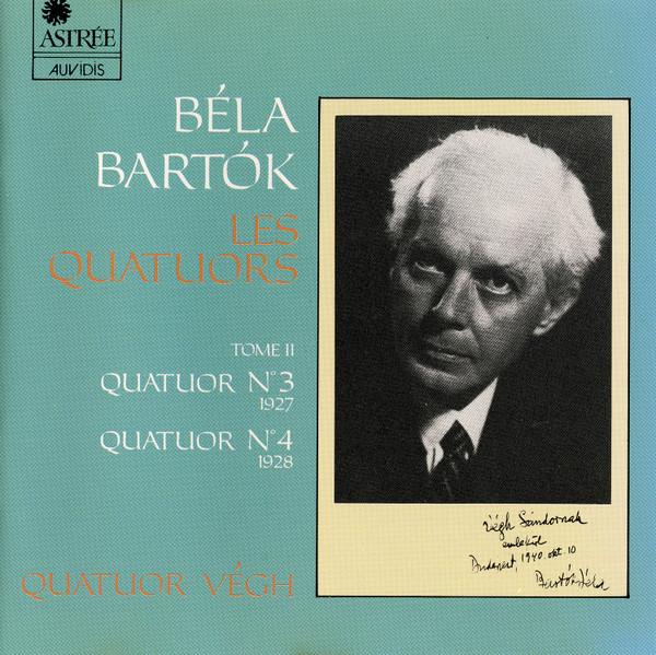 

CD VEGH - Bartok;the Quartets E7718 Astrée Auvidis 1986 France Classical Used