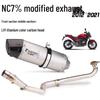 Motorcycle NC700S/NC750S/750X Stainless Steel Front & Rear Sections (2012-2020)