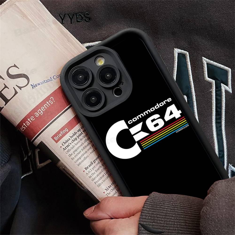 

Retro Commodore 64 Phone Case For IPhone 17 16 15 14 Plus 13 12 11 Pro Max Silicone Cover iPhone 16