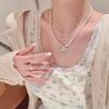 French Retro Double-Layer Pearl & Millet Bead Choker Necklace