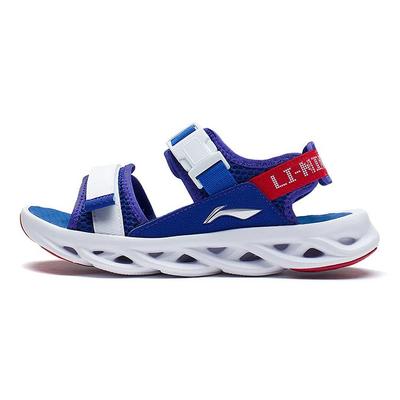 Li Ning Comfortable Versatile Breathable Kids Sandals Kids Footwear Deep-Navy YKUS004-5
