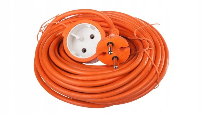 Construction Garden Extension Cord 15m 2x1mm