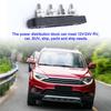 Bus Bar 4 Point Power 4x5mm Buses Bars Distribution Metal Cable Repairing Maintain for Trucks RVs Boats Coaches Car Marine