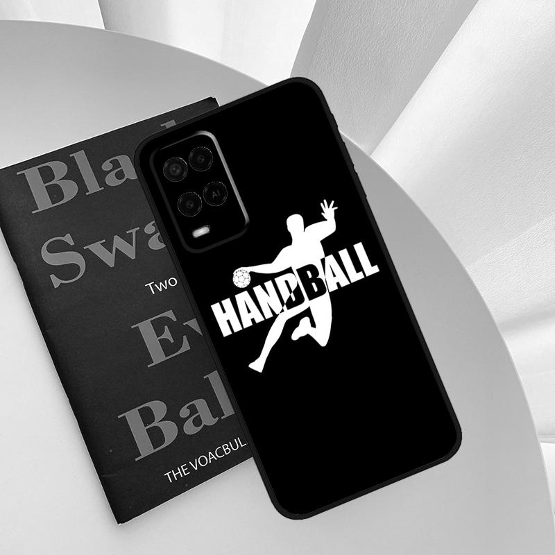 Stylish Playing Handball For OPPO A98 A78 A18 A38 A58 A5 A6 Pro A15 A17 A57 A16 A76 A96 A54 A74 A94 A40 A60 A80 Case