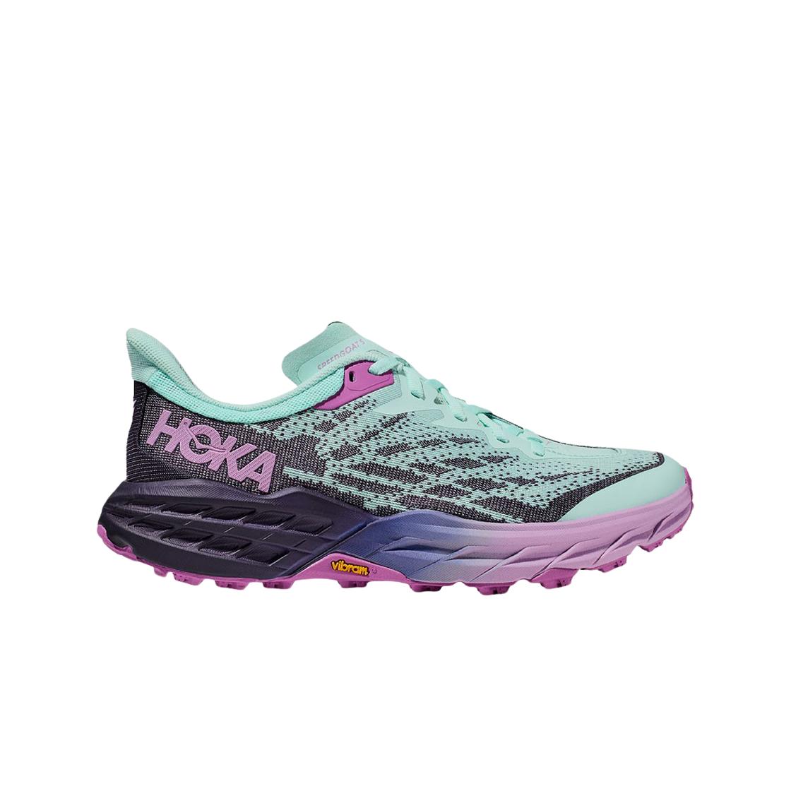 

(w) Hoka Speedgoat 5 Sunlit Ocean Night Sky - Wide 230