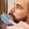 Boar Bristle Hair Brush Short Long Thin Thick Straight Curly Wet Dry Hair Comb with Ergonomic Handle Men Oil Head Mustache Beard Styling Brush