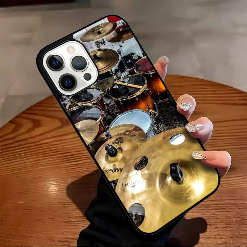

Drum Drummer Music Dj Phone Case For iPhone 17 Air 16 15 14 13 12 11 Pro Max Max Plus Bumper Case Cover iPhone 15pro