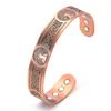 Tree of Life Pattern Magnetic Copper Bracelet In Antique Bronze