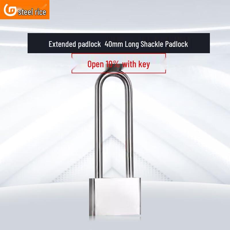 Gangmi WJ0002 40mm Long Shackle Padlock 40mm