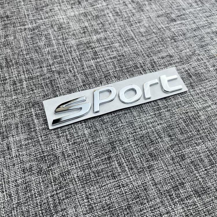 Suitable sporty english label hyundai restoration sportystylish fender upgrade metal rear tail label