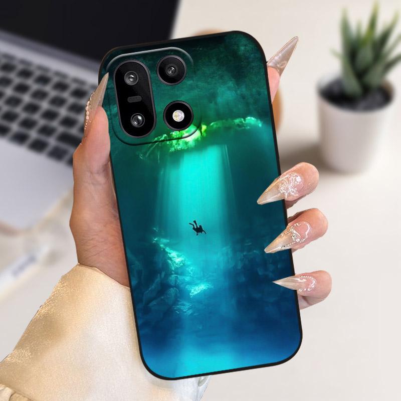 For OnePlus 15 Case 2025 Stylish Painting Shockproof Cover Soft Silicone TPU Bumper For One Plus 15 Oneplus15 PLK110 Phone Bags