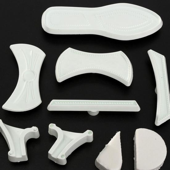 9Pcs High-heeled Shoes Sandal Cake Mold Fondant Cutter Bakeware Decorating Tool