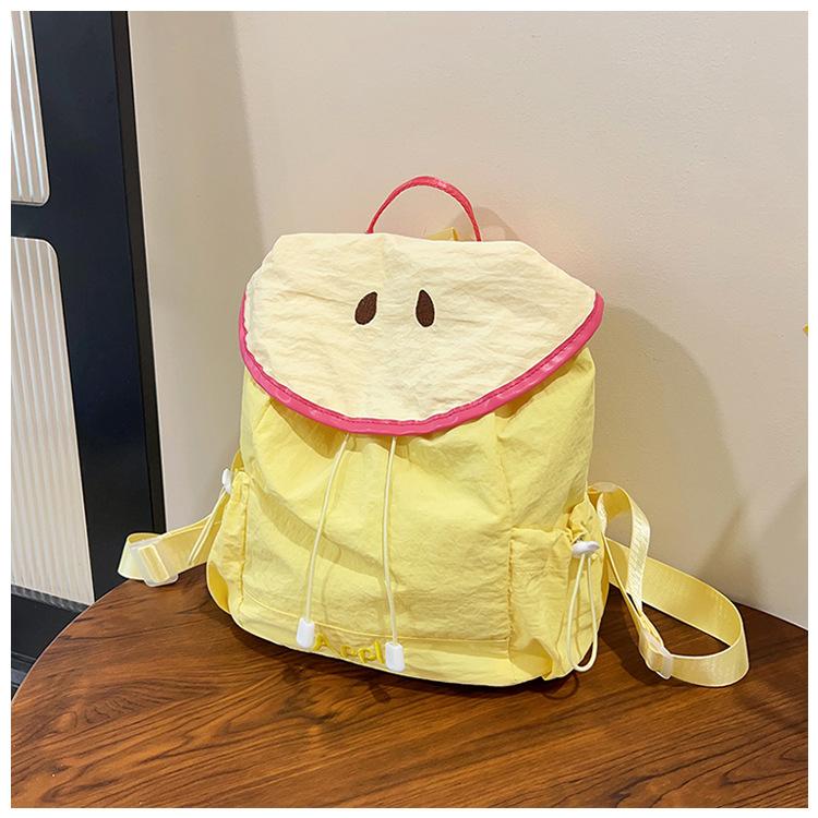 Schoolbag New Summer Dopamine Contrast Mini Backpack Girls Junior High School Cute Small School Bag Girls Small Backpack