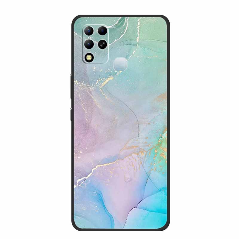 For Infinix Hot 11 G37 4G Case Marble Soft TPU Silicone Back Cover for Infinix Hot11 G37 X689F G 37 Protective Fundas Paras Etui