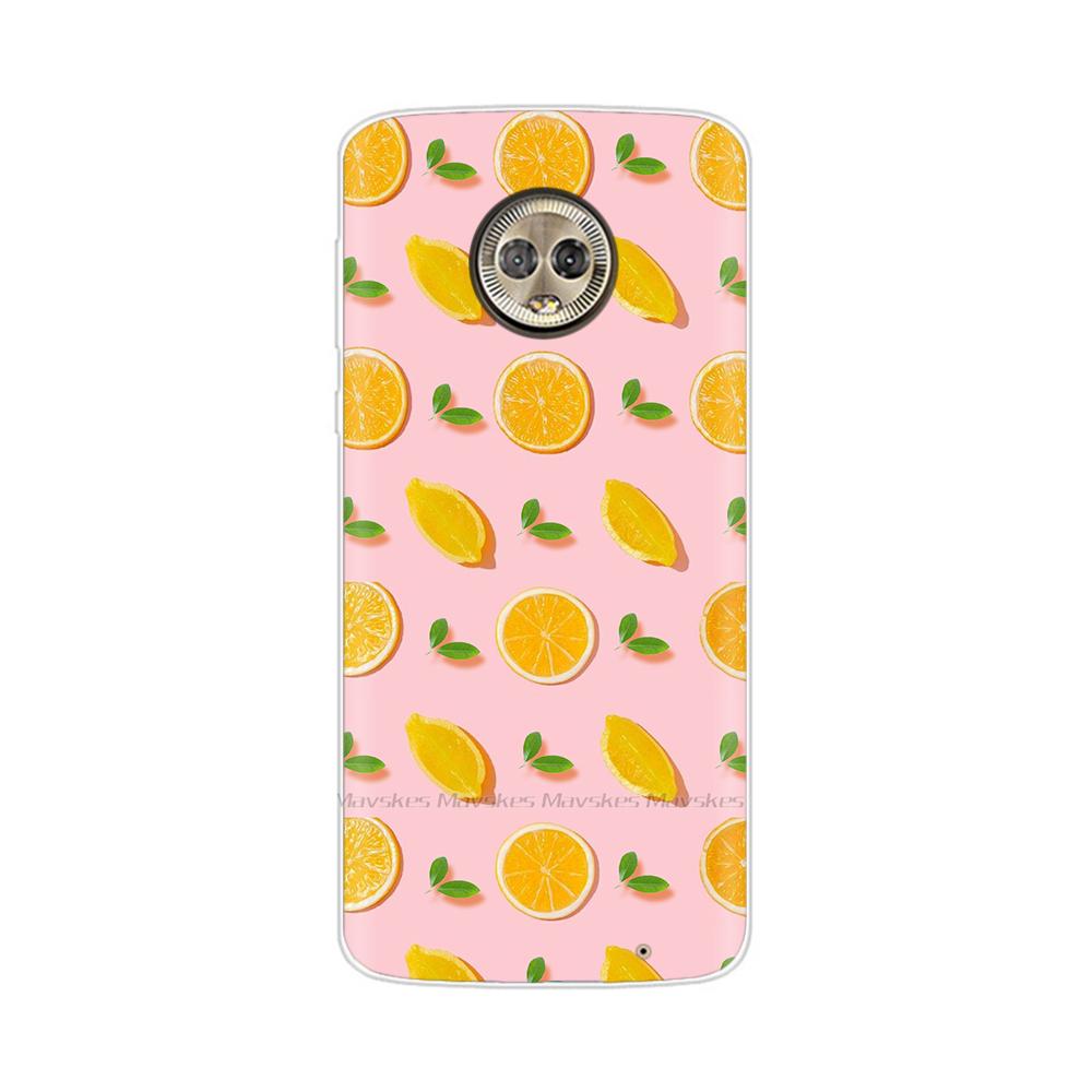 For Moto G6 Play Case TPU Soft Paint Animal Silicone Clear Cover for Motorola Moto G6 Play Plus G6Play Cases Protective Shell