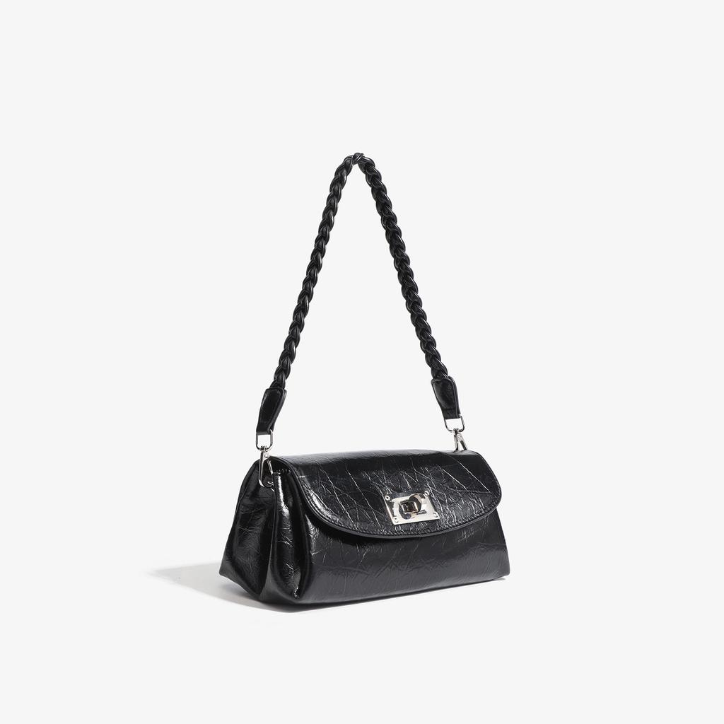 Geantă de umăr Bost cu față de pernă, geantă de sub braț pentru femei, geantă crossbody la modă și simplă, geantă high-end tip baghetă franceză