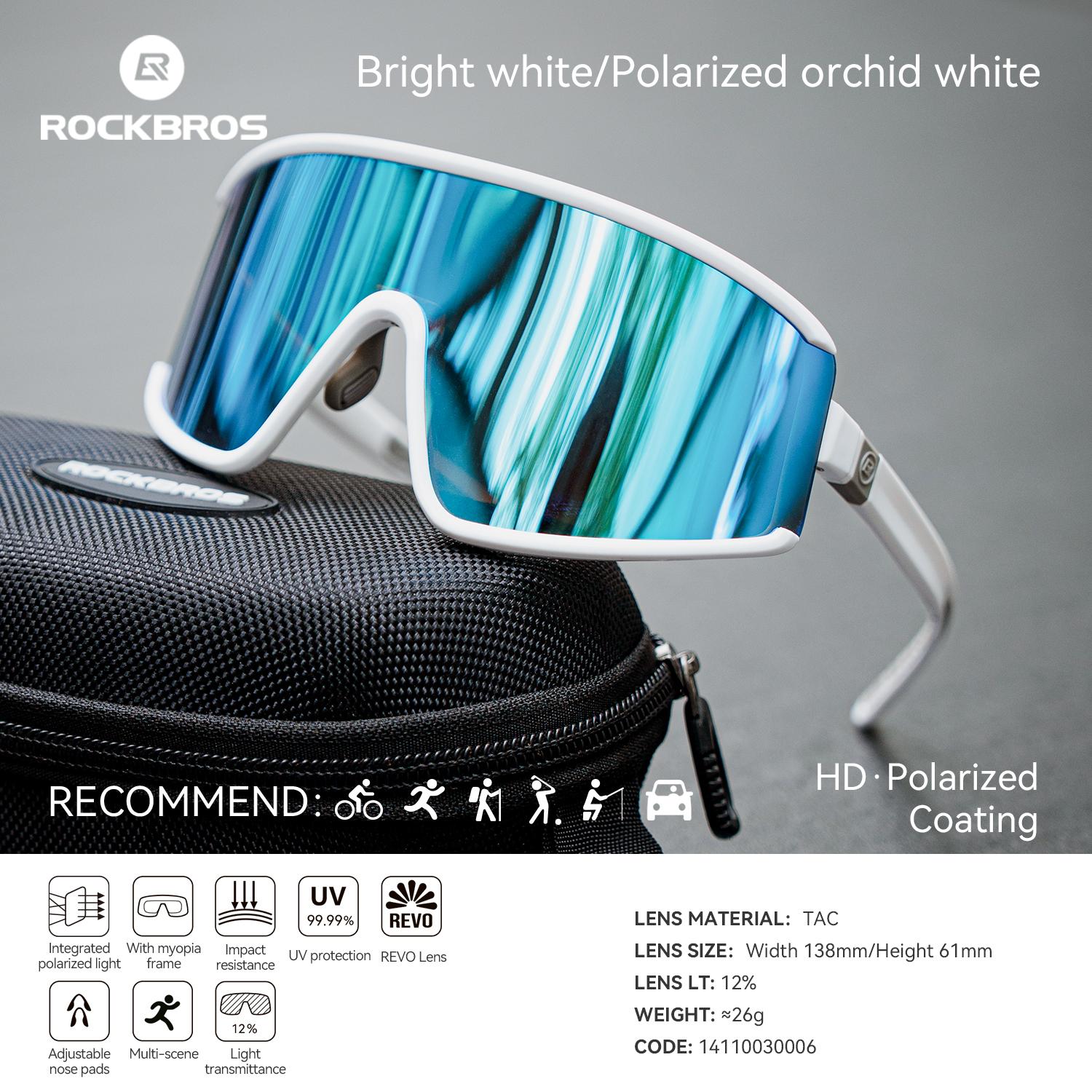 ROCKBROS Уличные Велосипедные Очки Поляризационные UV400 Очки для Вождения Велосипедные Очки Нескользящие Антизапотевающие Фотохромные Очки